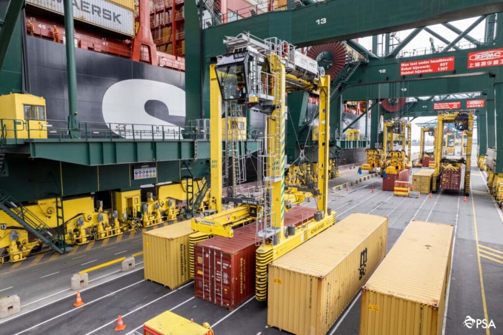 A fleet or orchestrated equipment