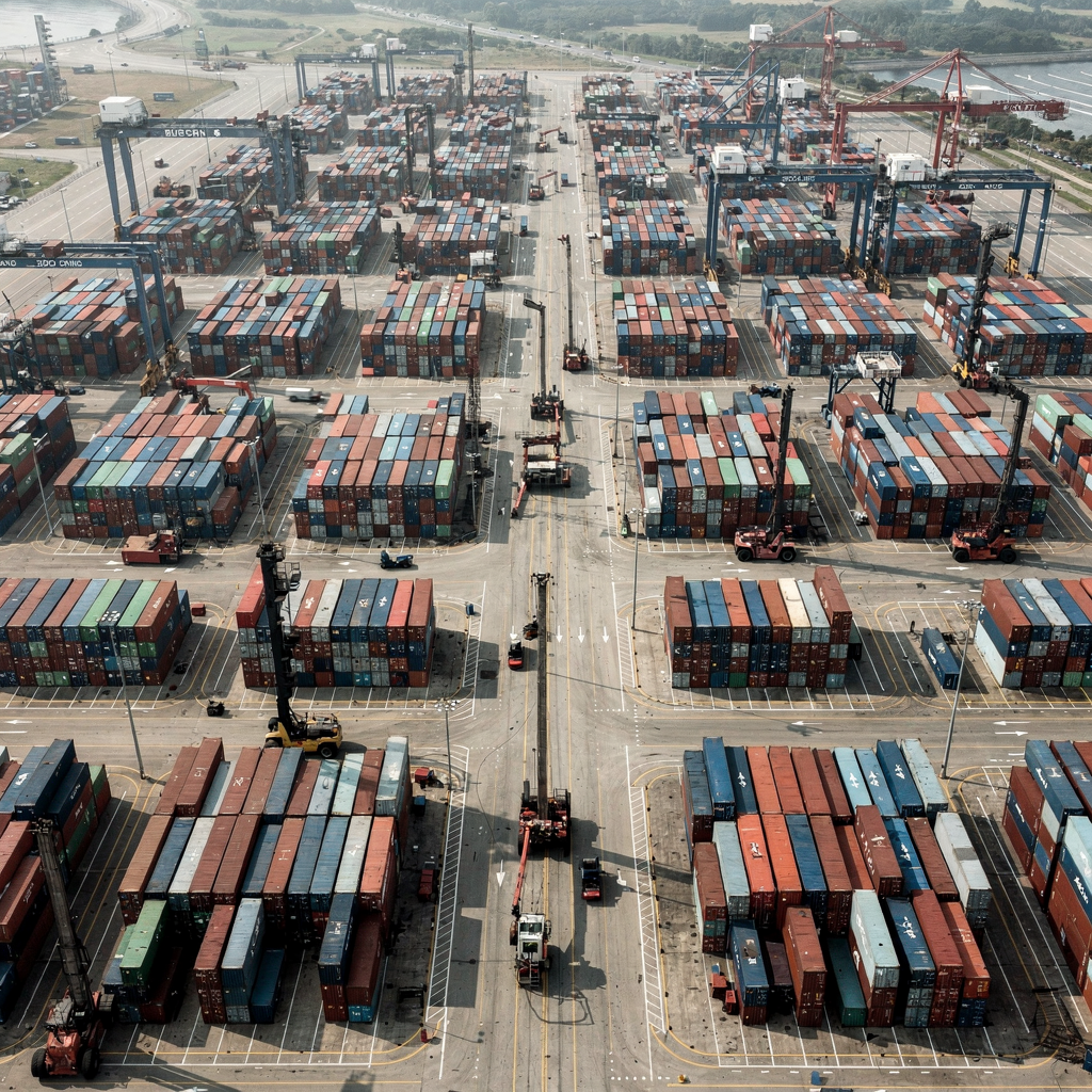 Container terminal stack density optimisation algorithm