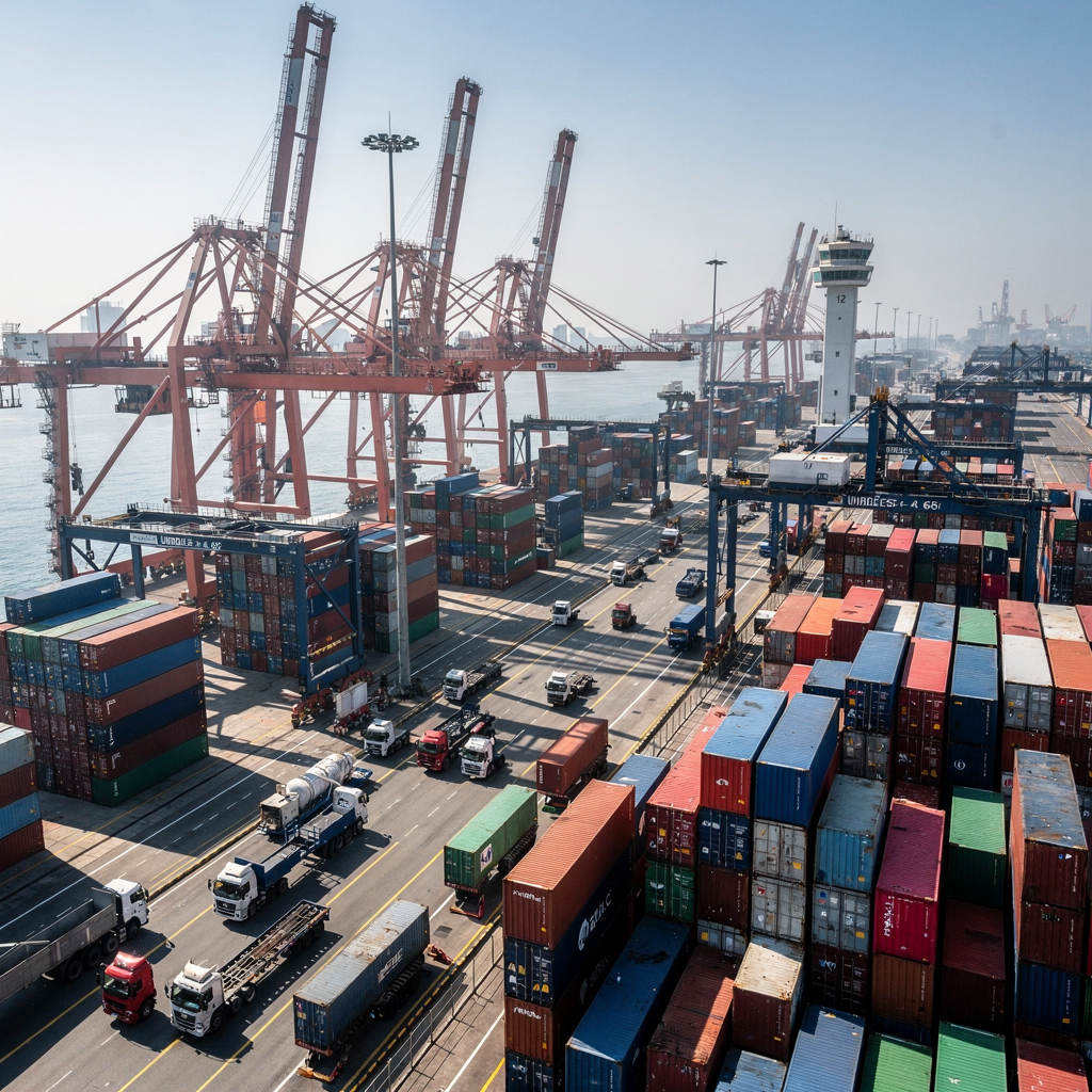 Human-AI Collaboration in Terminal Operations Planning