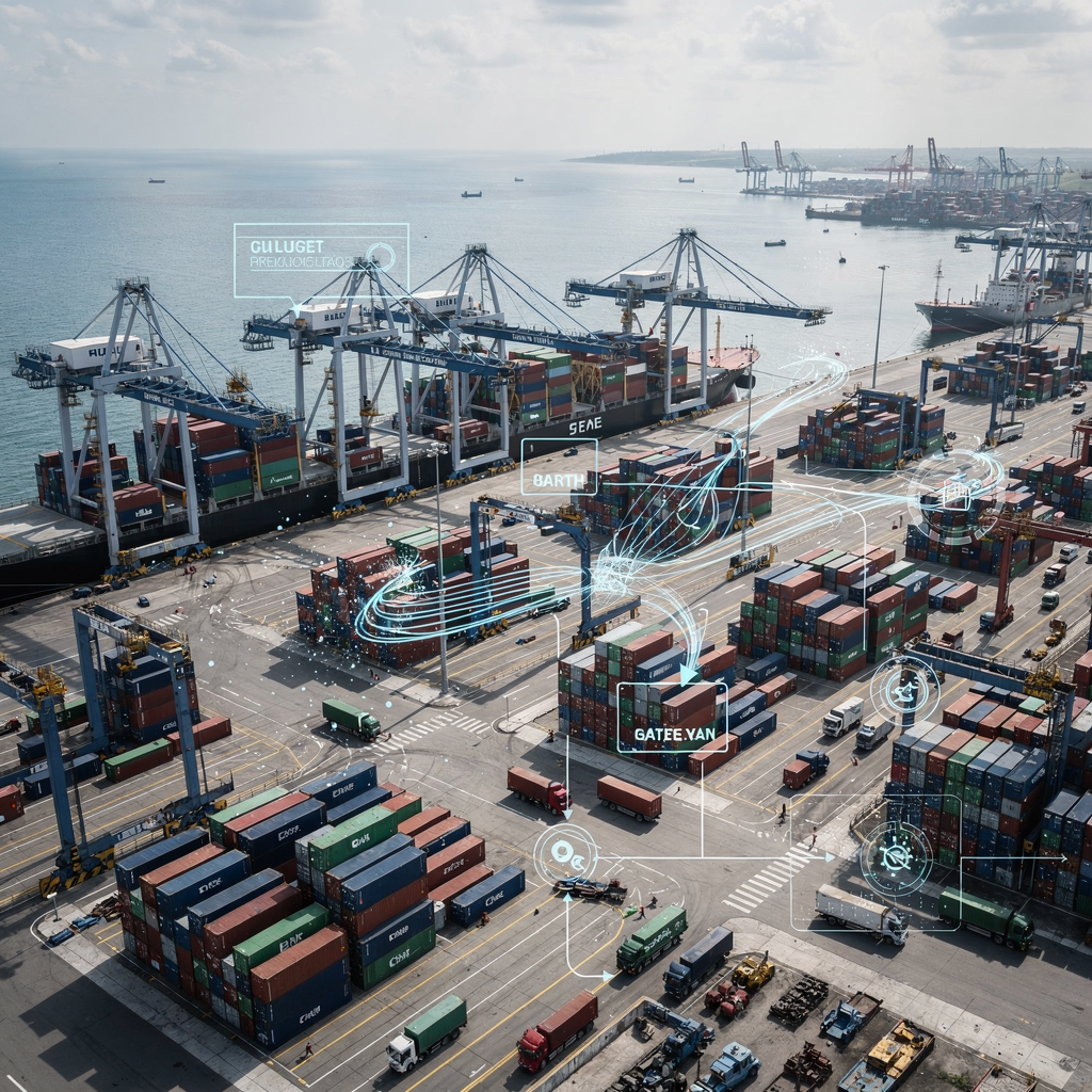 Capacity planning using digital twins in terminal operations