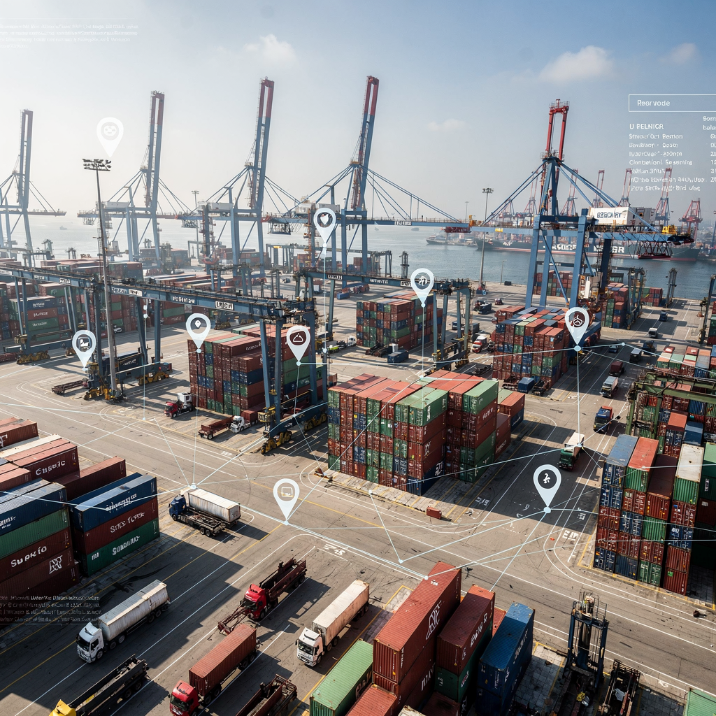 Asset tracking systems for port operations