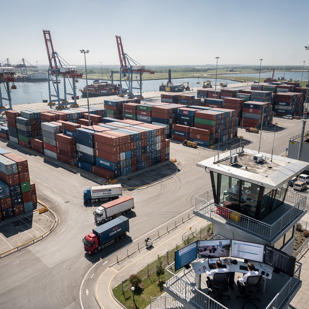 Balancing automation and human oversight in port terminals