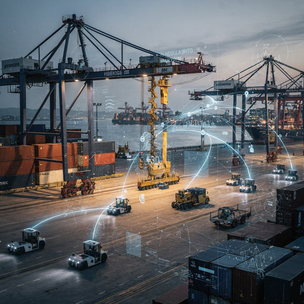 Port cybersecurity in automated port operations