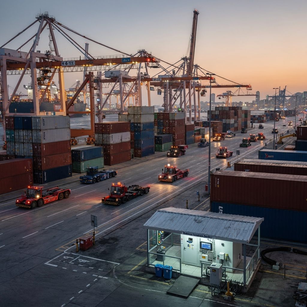 Container tracking API for terminal latency and consistency