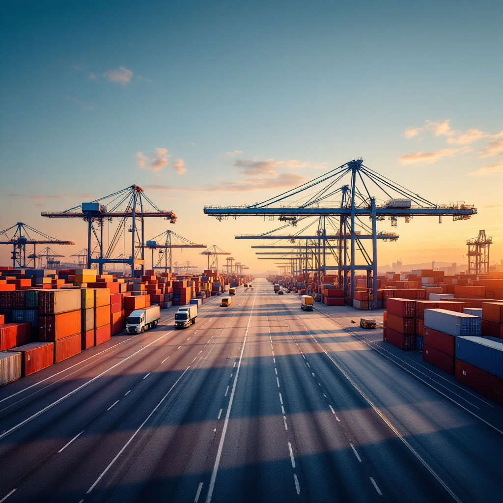 Container terminal automation: automated terminal for ports