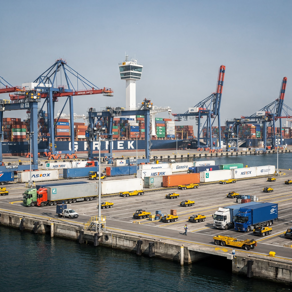 Smart port solutions for container terminal operations