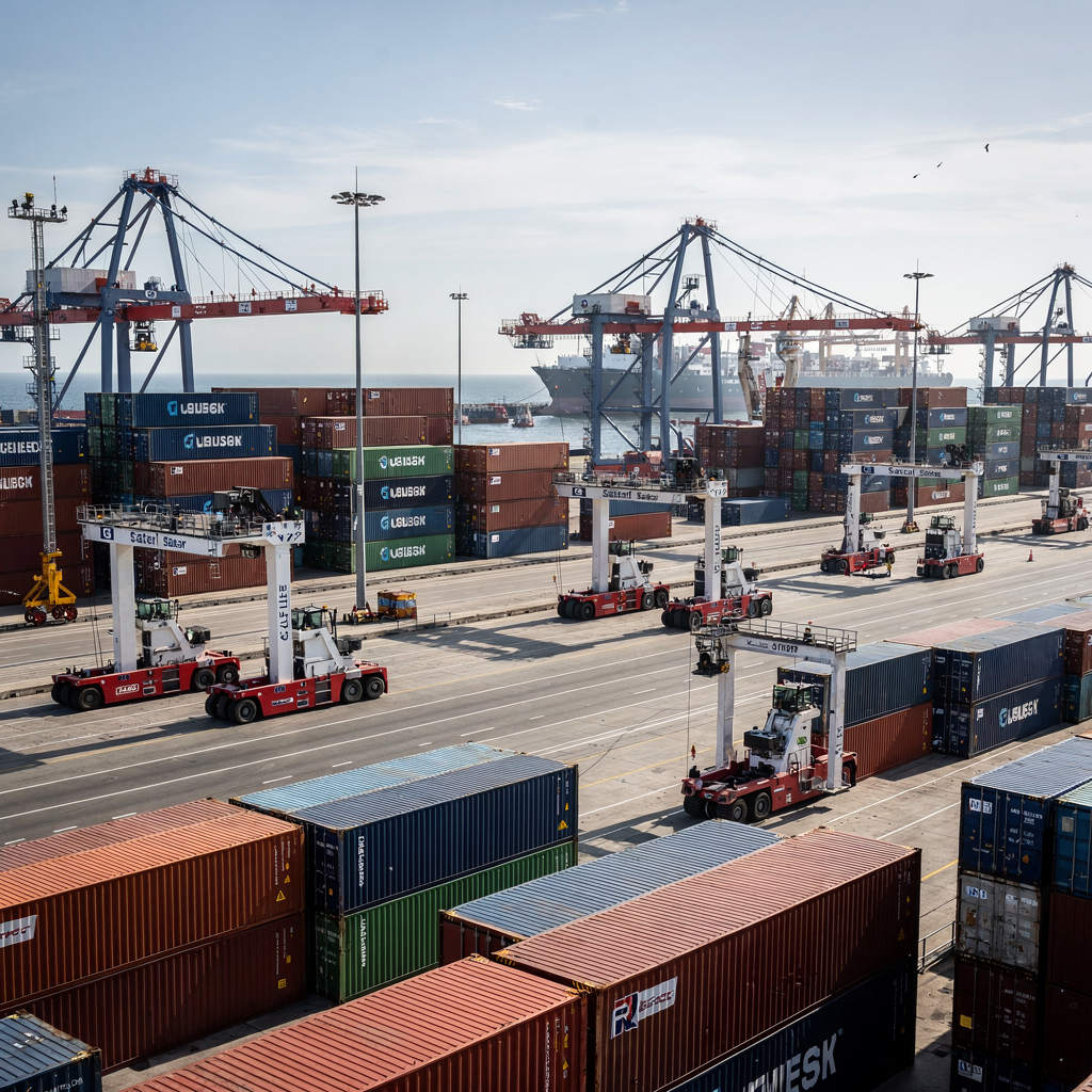 Port optimisation: optimizing idle times in container ports