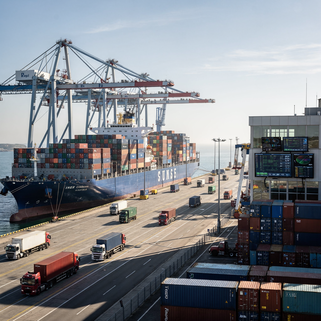 Just-in-time vessel arrival strategies for container terminals