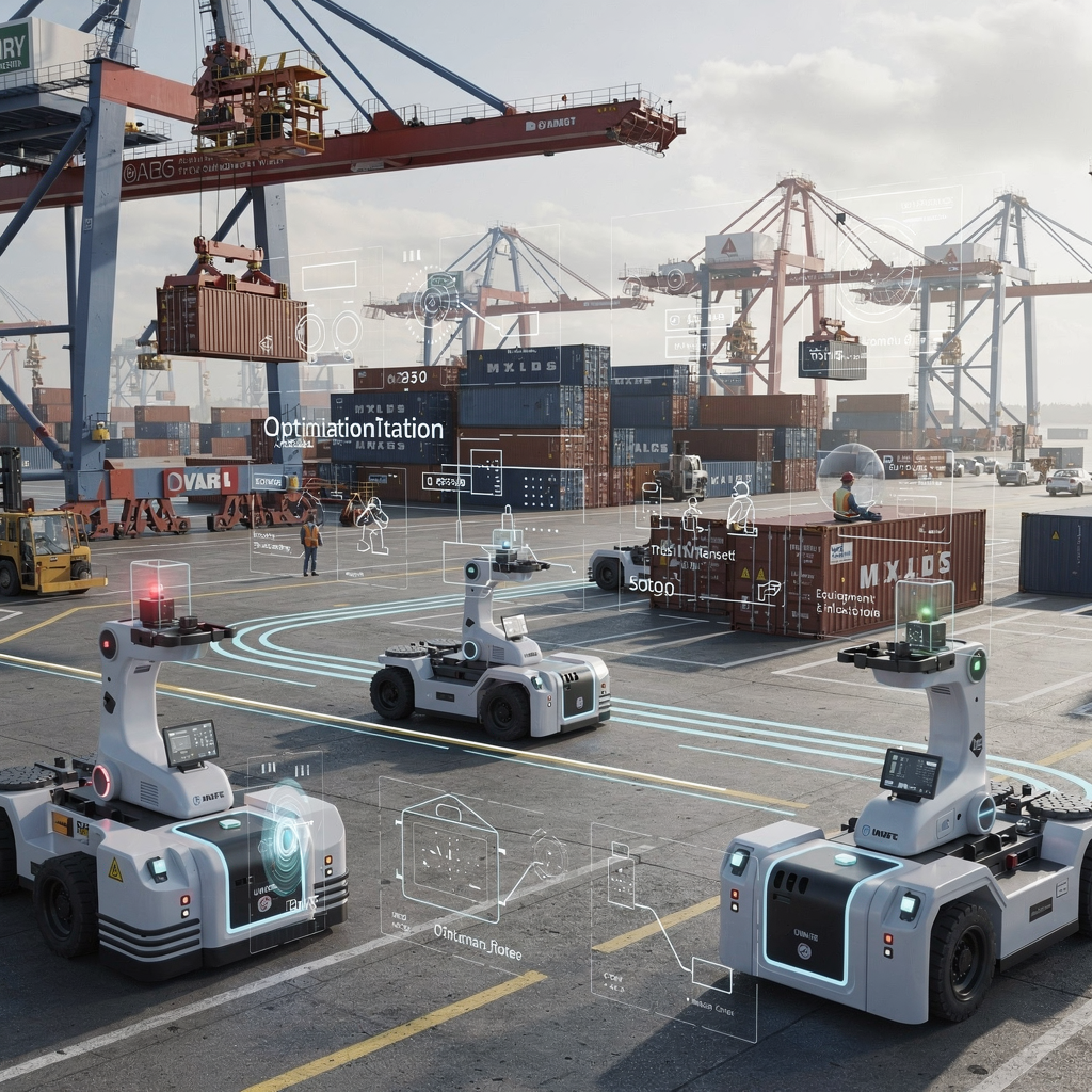 AI-based equipment pool optimization in container terminals