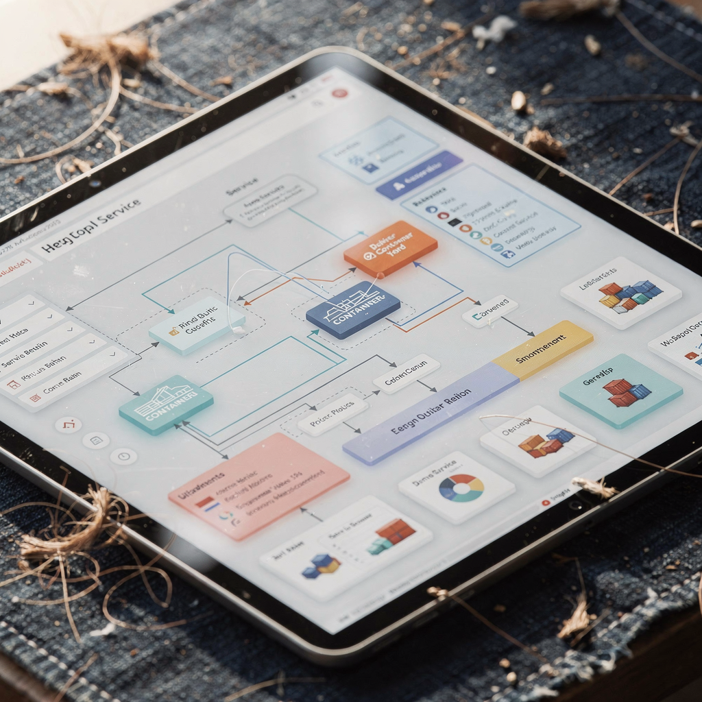 Scalable software architecture for terminal operations