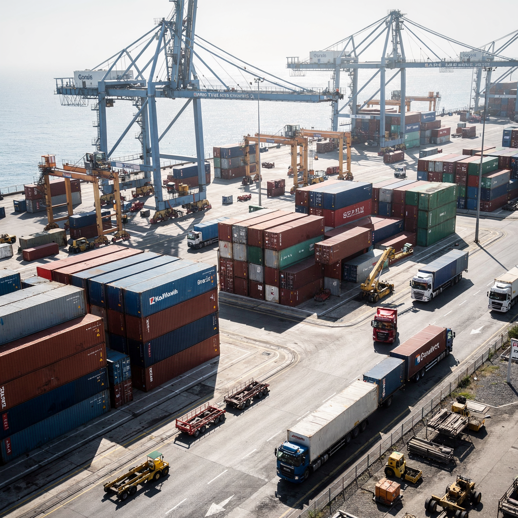 Optimised container terminal stowage plan algorithm