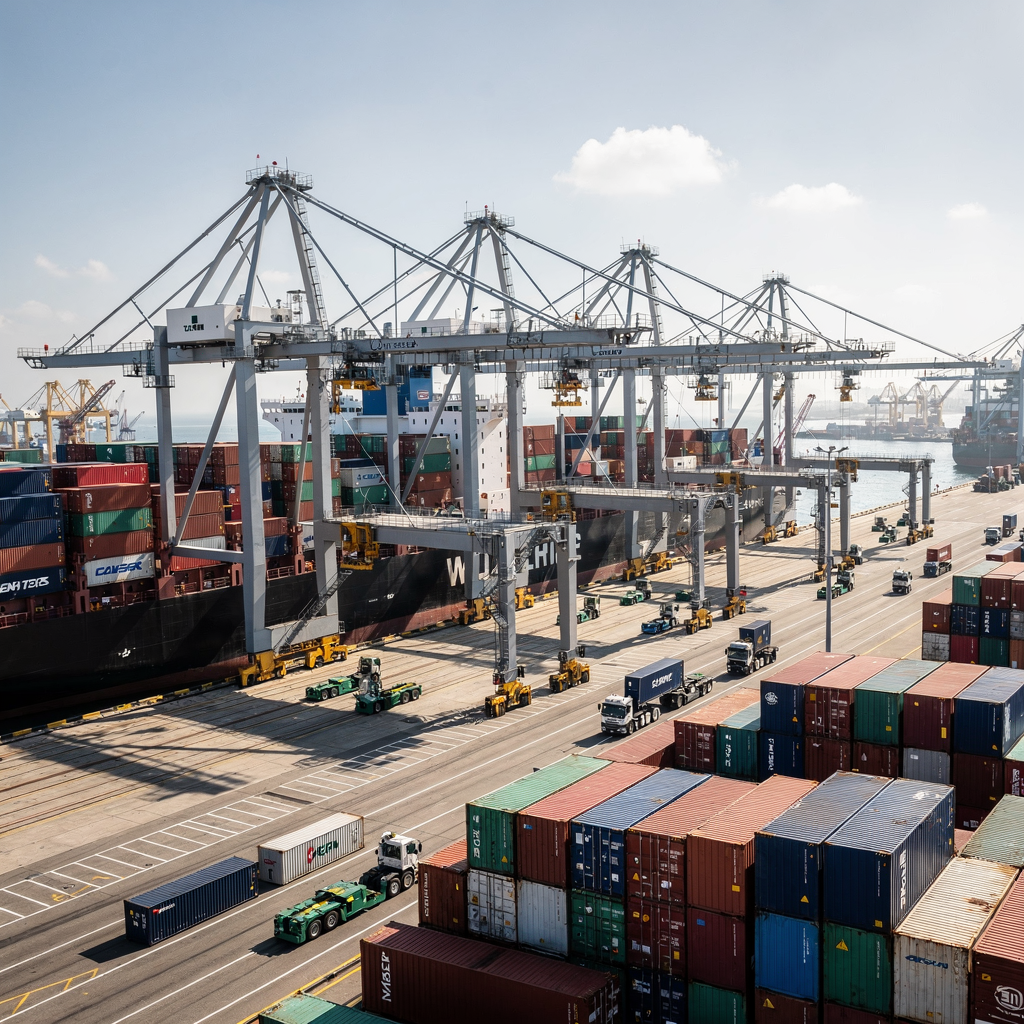 Automation boosts throughput at container terminal cranes