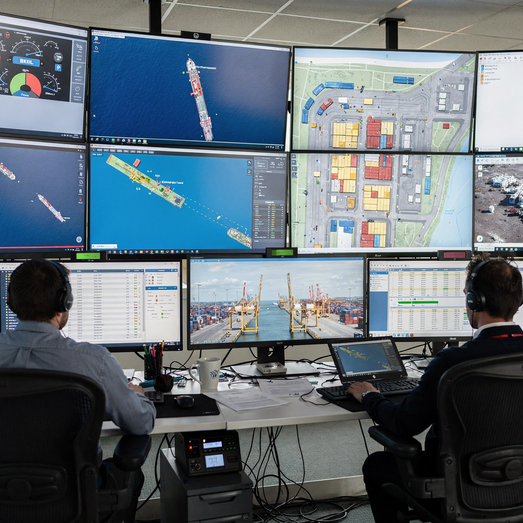 AI for container terminal automation at smart ports