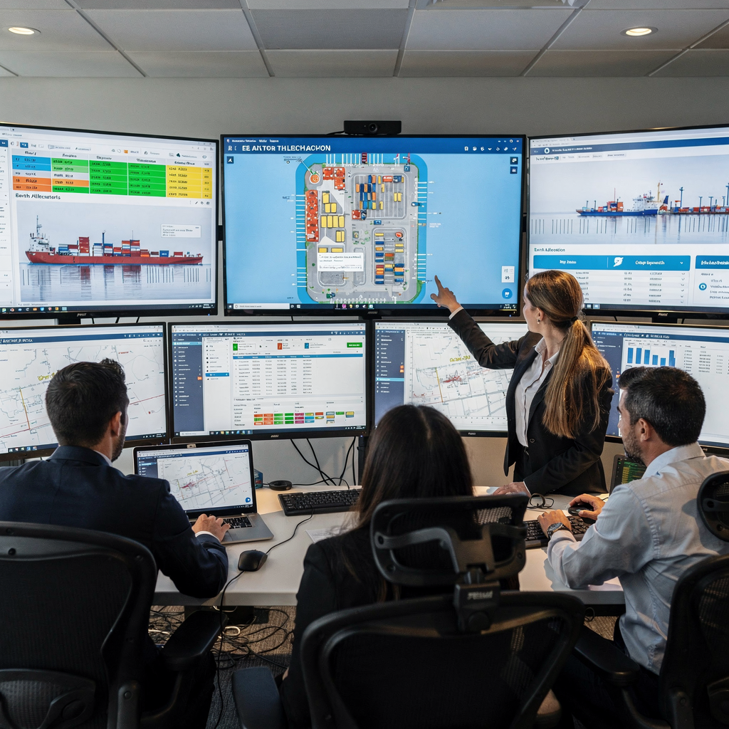 Optimise port terminals to reduce vessel turnaround time