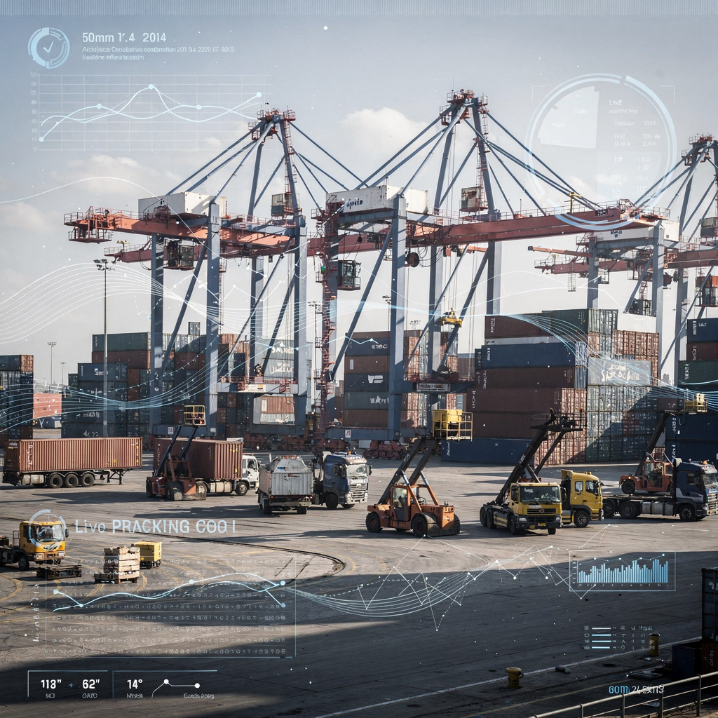 Maritime port AI terminal TOS optimisation