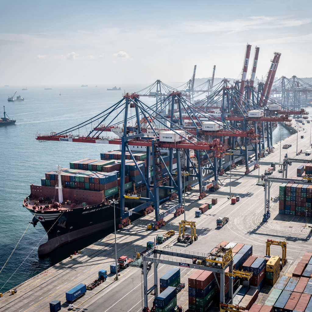 Quay crane algorithm for container terminal productivity