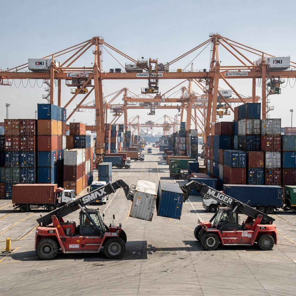 Container terminals: reach stacker (RS) job prioritization