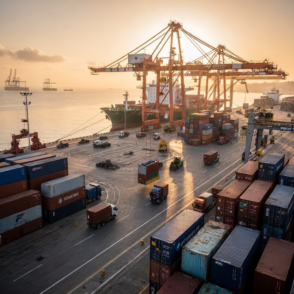 Predictive KPIs for Shortsea Container Terminals