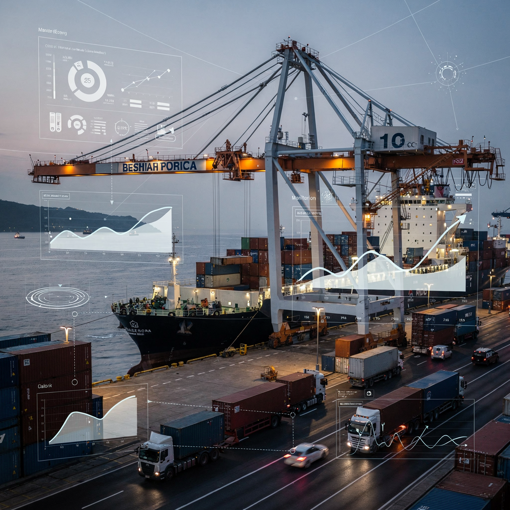AI optimisation in container terminal operations